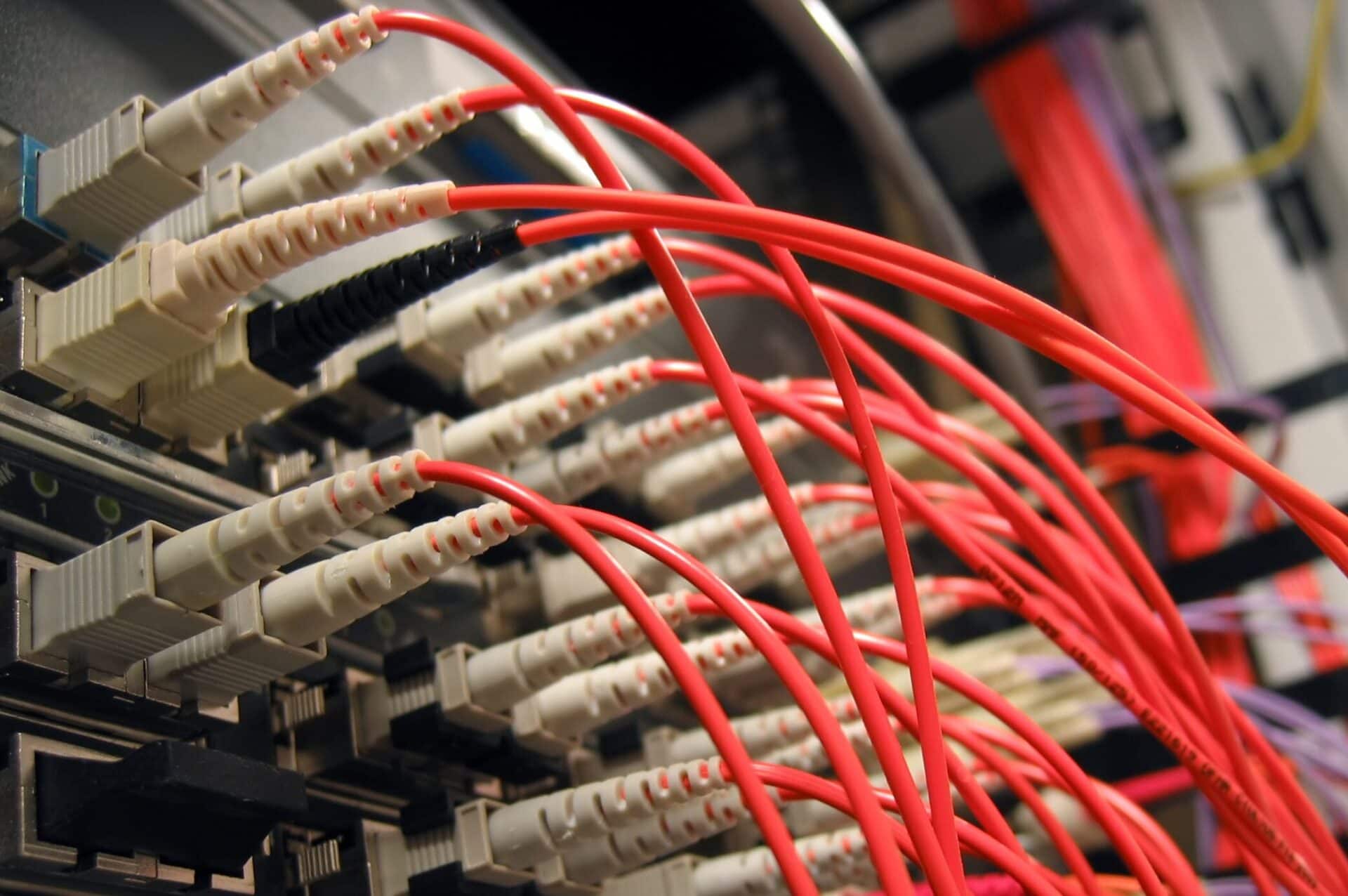 Structured Cabling Fiber Cabling Photo